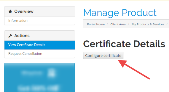 SSL Certificate Configuration - Approver Email
